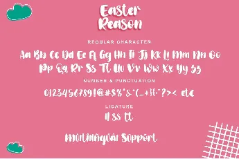 Easter Risen - Personal use font