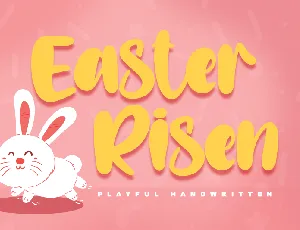 Easter Risen - Personal use font