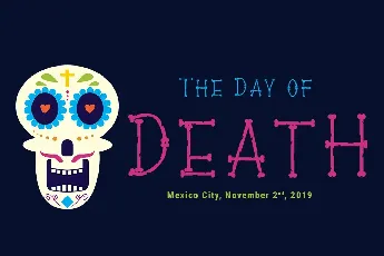 Bones of Muertos font