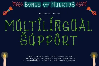 Bones of Muertos font