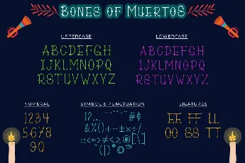 Bones of Muertos font