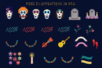 Bones of Muertos font