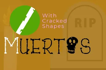 Bones of Muertos font