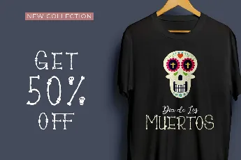 Bones of Muertos font