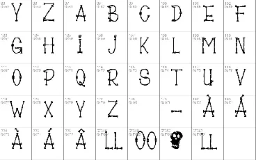 Bones of Muertos font