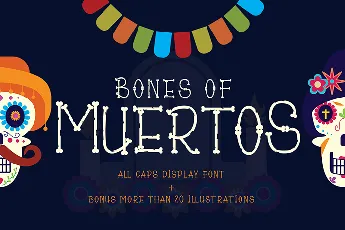 Bones of Muertos font