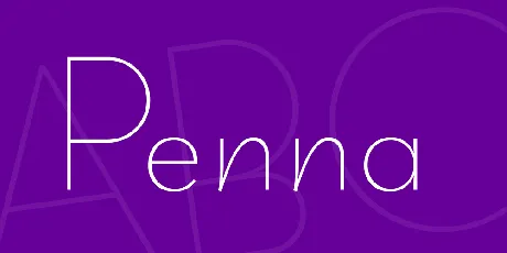 Penna font