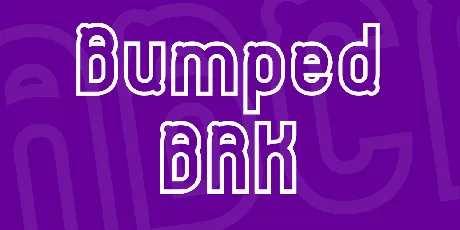 Bumped BRK font