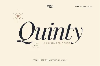 Quinty font