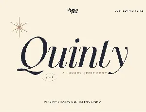 Quinty font