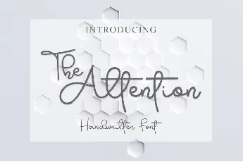 The Attention font