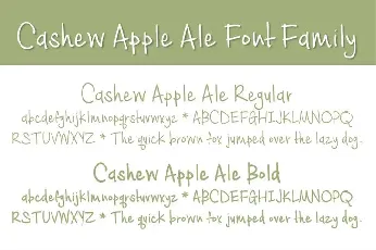 Cashew Apple Ale font