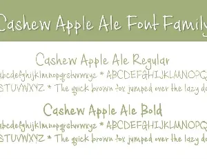 Cashew Apple Ale font