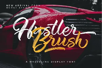 Hustler Brush font