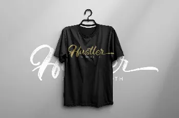 Hustler Brush font