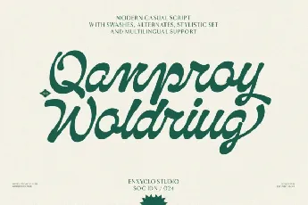 NCL Qanproy Woldriug font