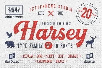 Harsey Type Family font