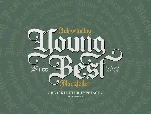 Young Best font