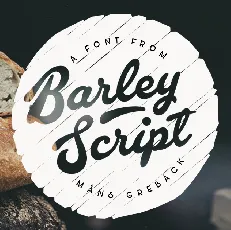 Barley Script PERSONAL USE font