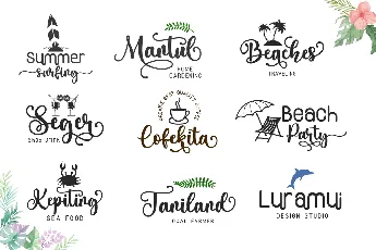 Beauty Summer font