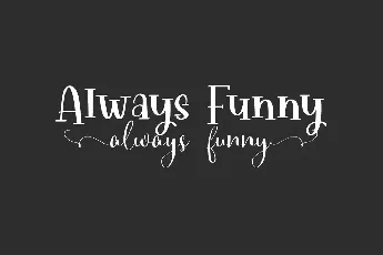 Always Funny Demo font