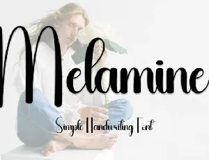 Melamine Script font