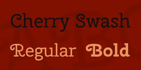 Cherry Swash font