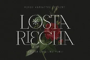 Losta Riecha font