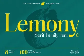 Lemony font