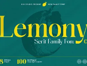 Lemony font