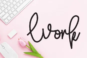 Flower Signature font