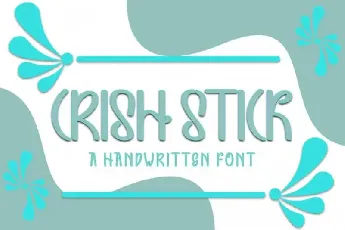 Crish Stick Display font