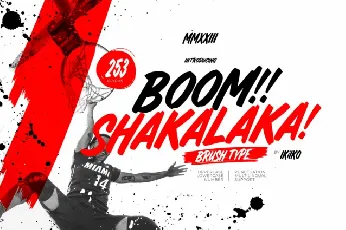 Boom Shakalaka font