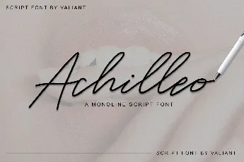 The Achilleo font