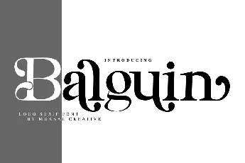 Balguin font