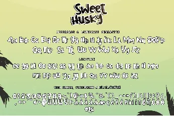 Sweet Husky font