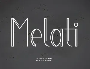 Melati Demo font