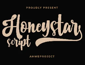 Honeystar font