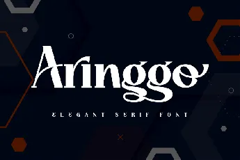 Aringgo - Personal use font