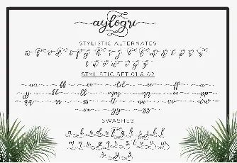 Aylogri font