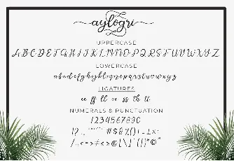 Aylogri font