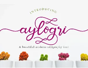 Aylogri font