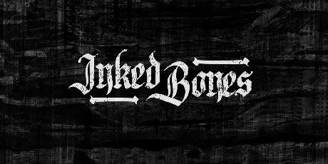 Inked Bones PERSONAL USE ONLY font