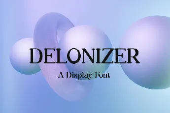 DELONIZER font