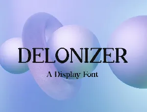 DELONIZER font