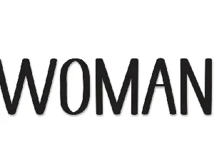 Woman Display font