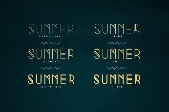 Summer Display font