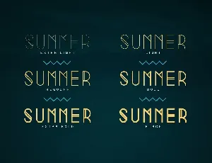 Summer Display font