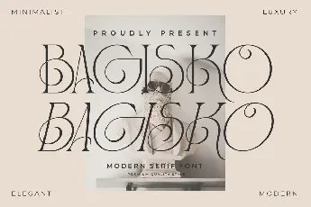 BAGISKO Display font