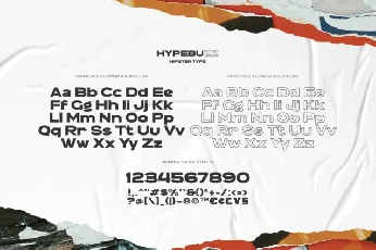 Hypebuzz font